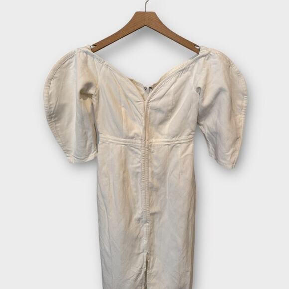 NWT Mara Hoffman Ivory Leonara Dress Size 2 - Picture 11 of 16